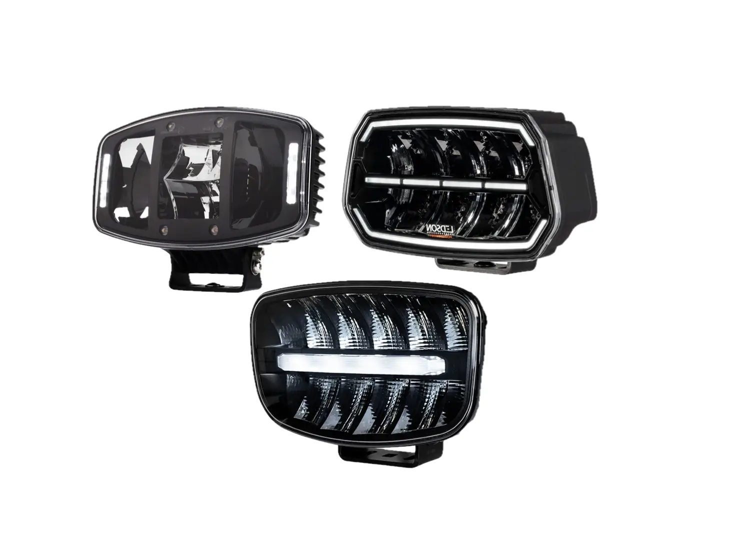 Rektangulære fjernlygter