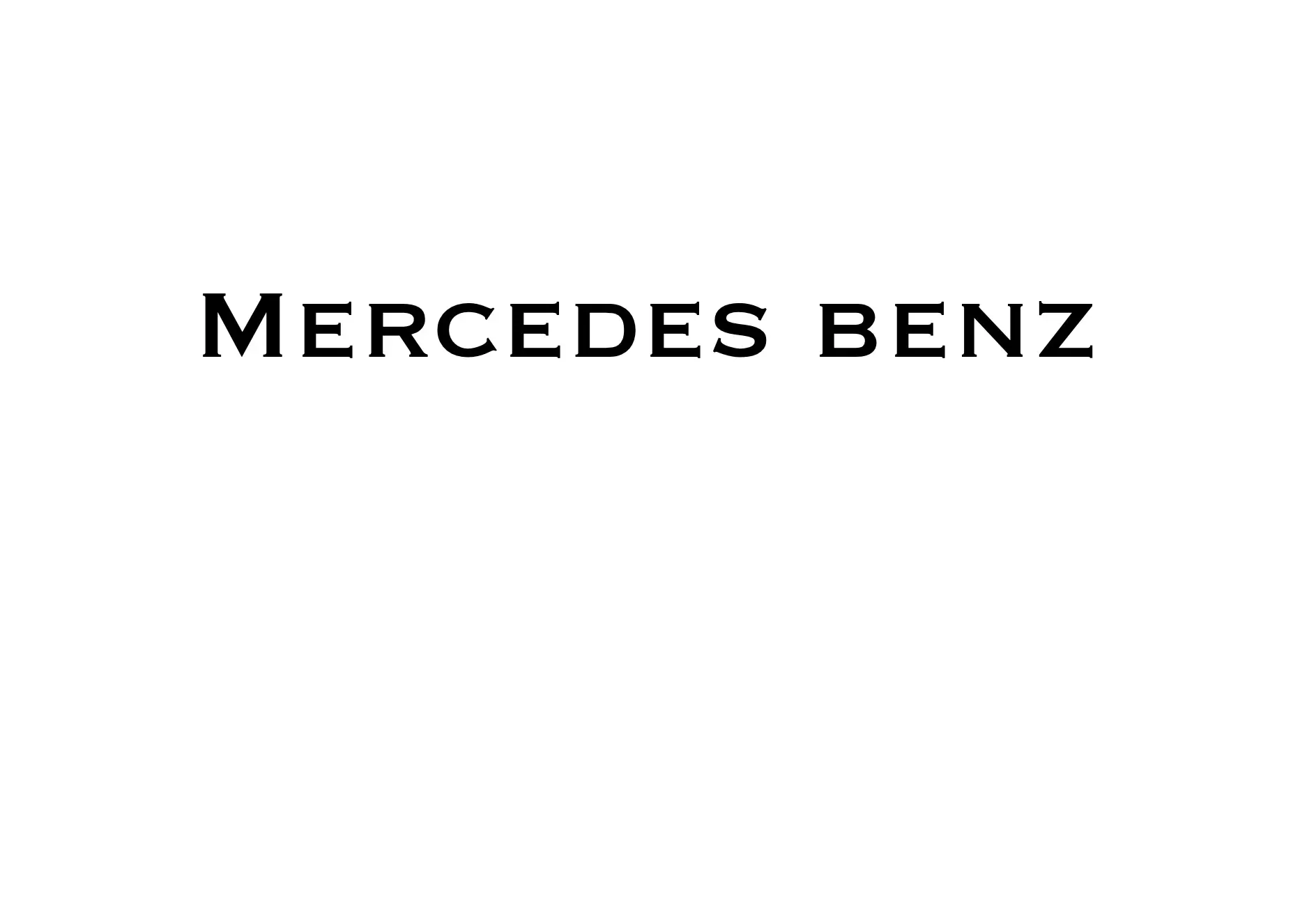 Mercedes Benz