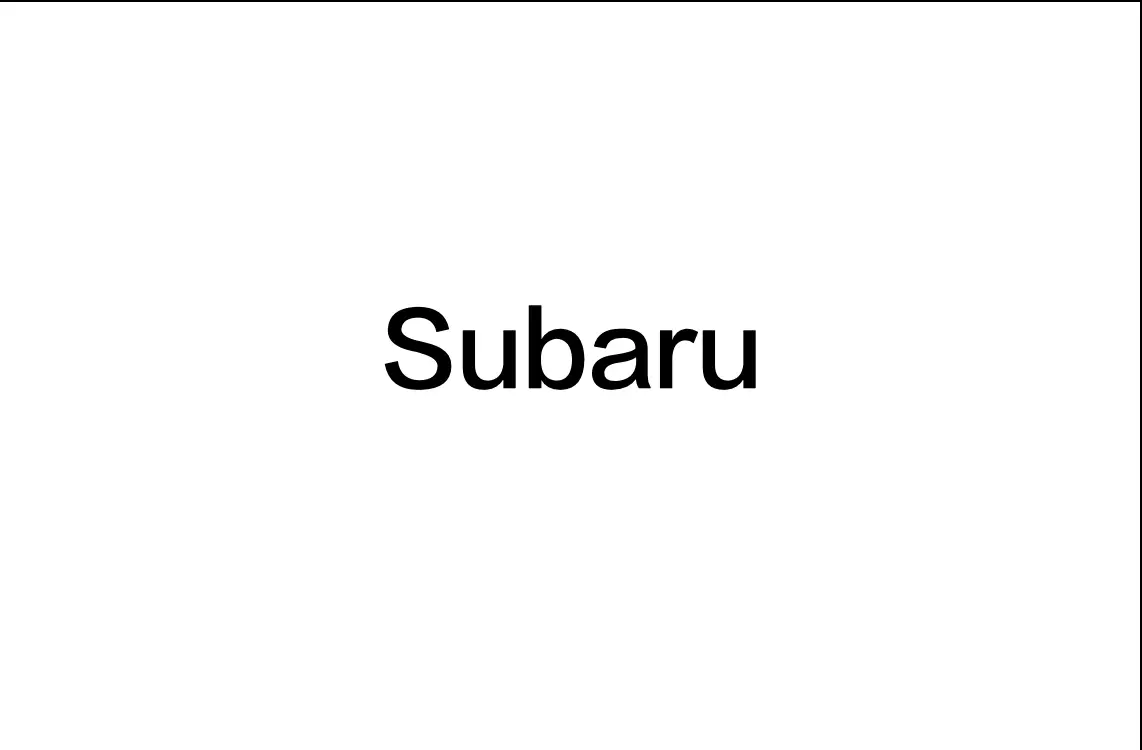 Subaru