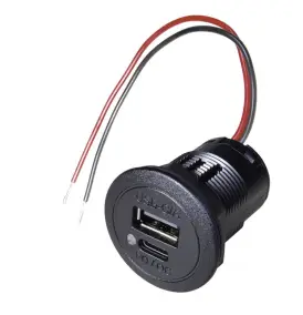 USB-A/USB-C indbygningstik - L&oslash;se stik