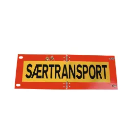 S&aelig;rtransport skilt - Reflekser