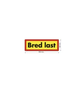 Bred last skilt - Reflekser