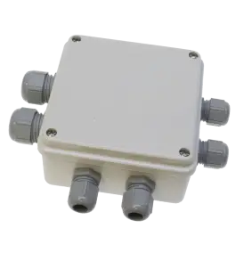 Samleboks 155x130x50mm med udgange - Samlebokse og samled&aring;ser