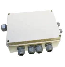 Samleboks 193x143x80mm m. 7 udgange - Samlebokse og samled&aring;ser